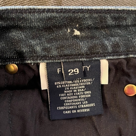 Fidelity denim Gwen high rise skinny Abbot vintage w holes distressed jeans. 29 - Picture 10 of 15